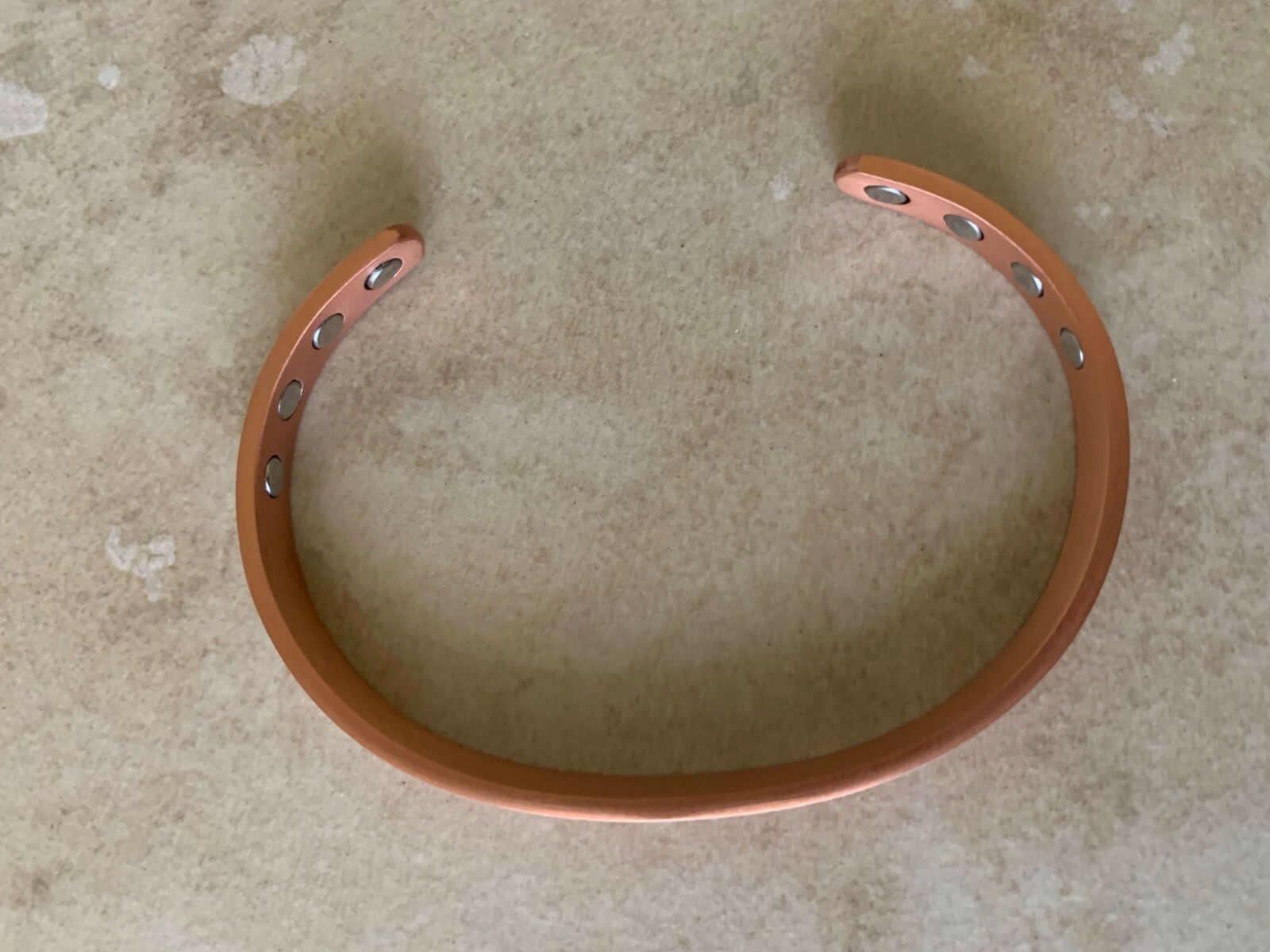 XL Plain Pure Copper Magnetic Bracelet Cuff Arthritis Pain Relief Balance Power