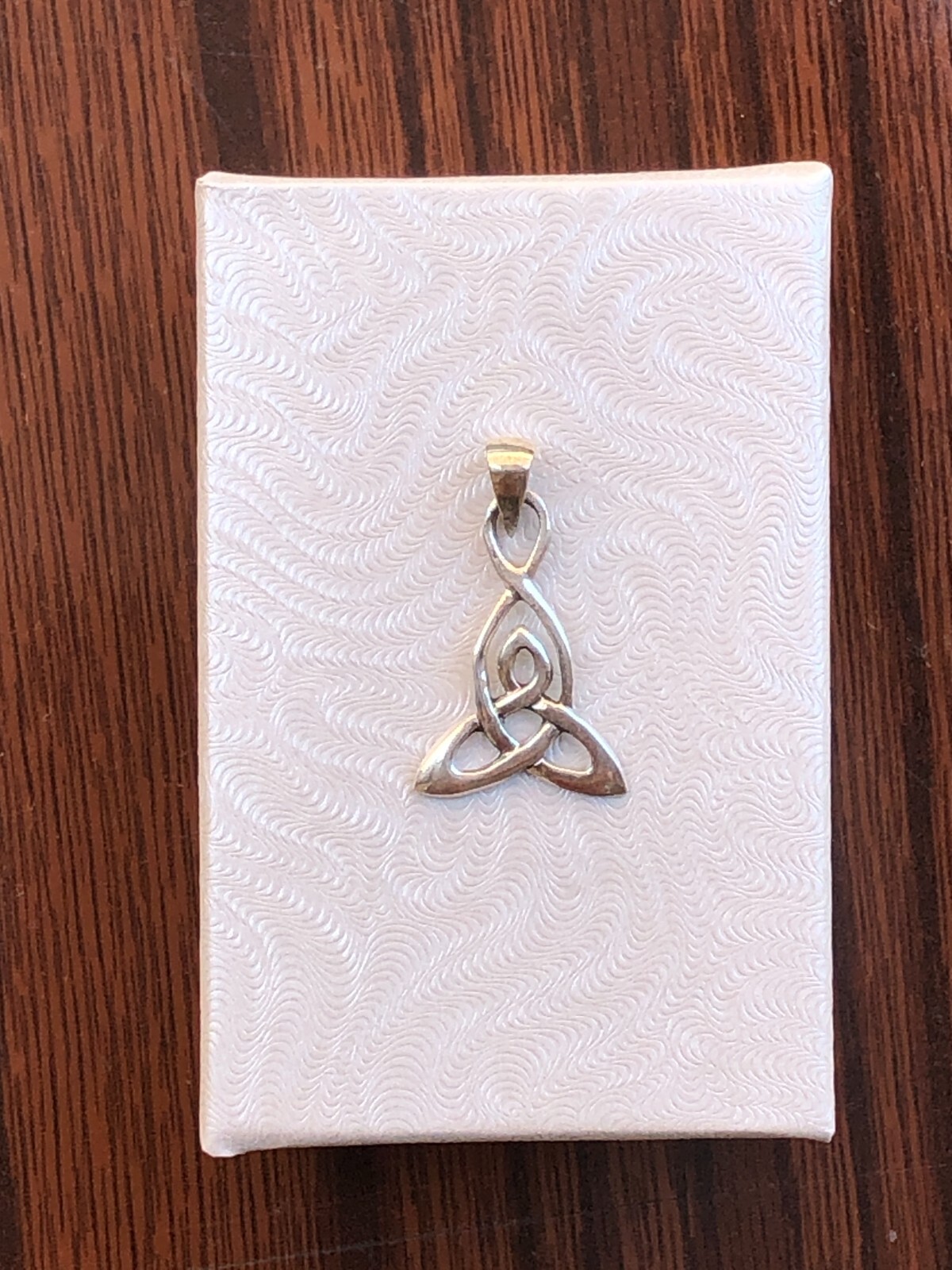 925 Sterling Silver Celtic Triquetra Pendant Trinity Knot Women 21mm0.83″/25.5mm
