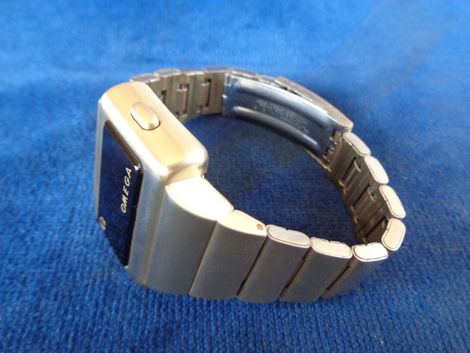 1972 OMEGA Time Computer 1 Cal. 1600 LED Watch Gold Filled w/original box