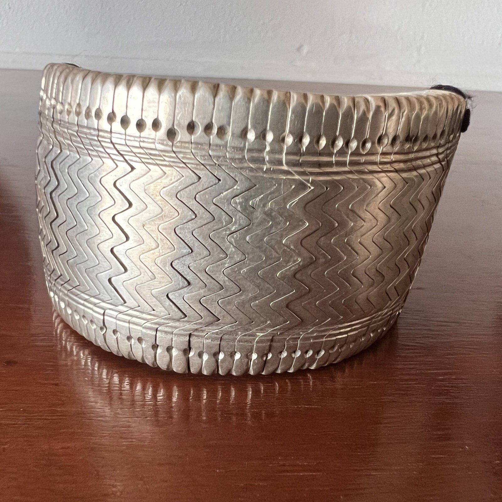 Antique silver bazuband armband bracelet India Boho Festival