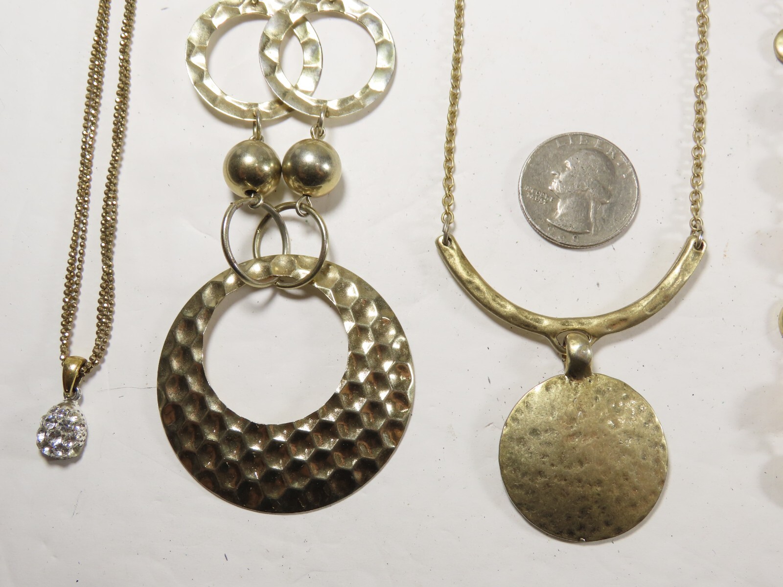 Lia Sophia Avon Necklaces Lot 9-17″ Gold Tone Gorgeous All Signed C5015