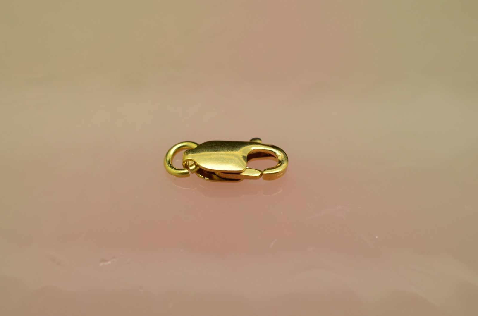 14K Yellow Gold Lobster Claw Clasp 10.0mm x 3.8mm 0.5g