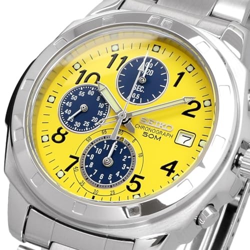 SEIKO SND409P Chronograph Watch Men’s Silver