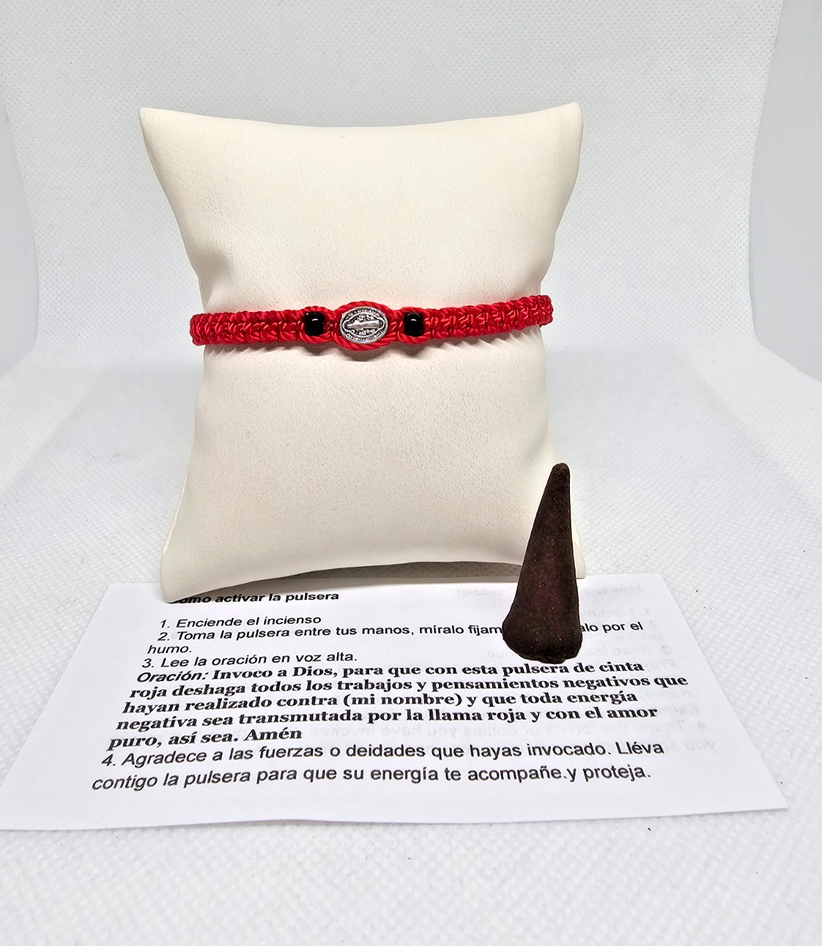 PULSERA SAN BENITO TEJIDO / SAN BENITO BRACELET PARA PROTECCION CONTRA EL MAL