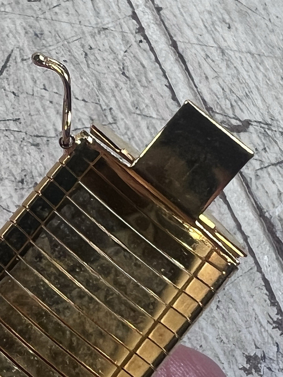 18K GP Bangle Stamped Italy With Original Box