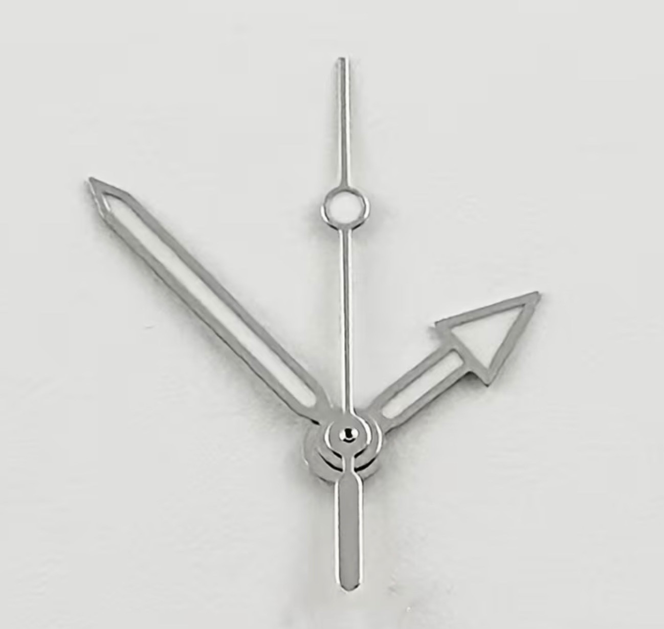 1 Set Luminous Watch Hand Silver 8x12x12.5mm For NH35 NH36