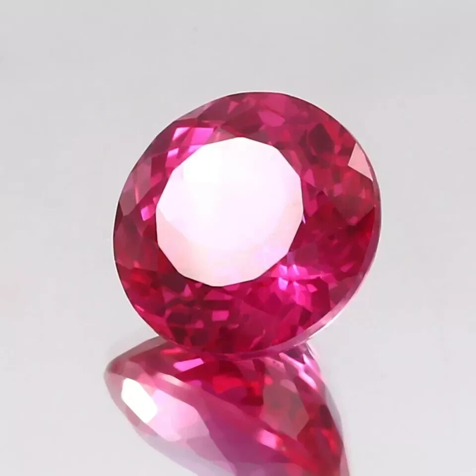 Natural 2.75 Ct Pink Sapphire Round Cut Certified Loose Gemstone With Free Gift