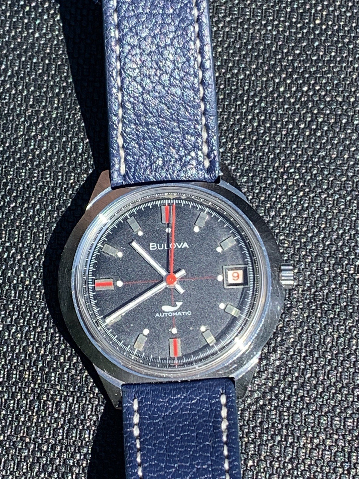 Vintage Mens Bulova Seaking Working Well Read Description