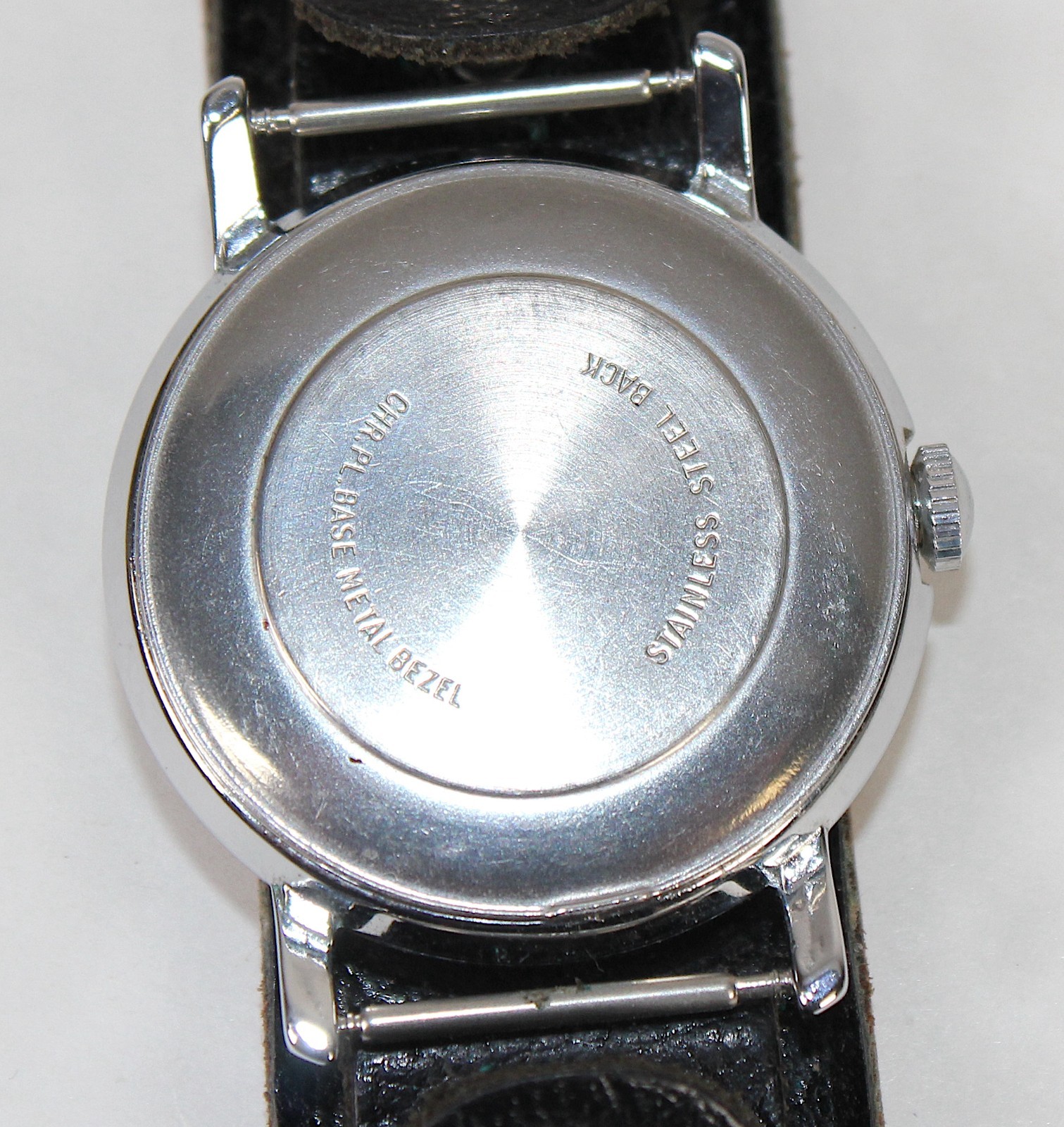 Vintage Ingersoll Timex Mickey Mouse Manual Wind Wrist Watch • Box • Works