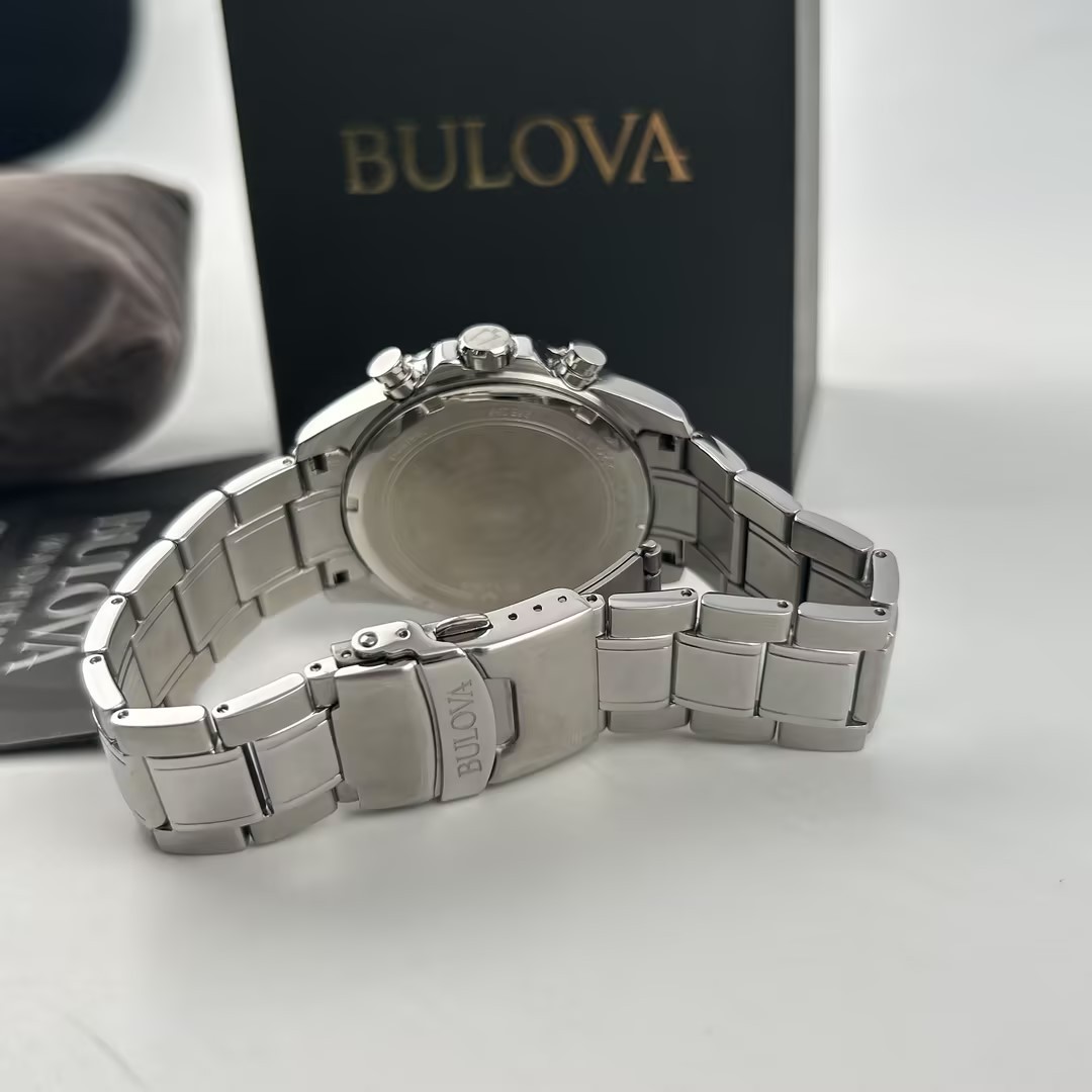 Bulova 96B256 Marine Star Blue Dial Men’s Chronograph Quartz Watch Stainless