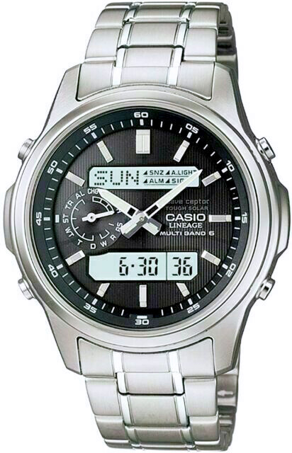 Casio Lineage LCW-M300D-1AJF Radio Solar Black Dial 42.8mm Watch