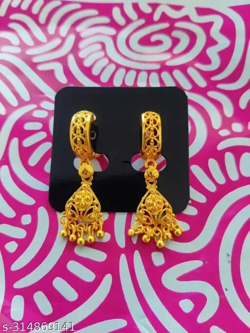 south Indian Gold Plated Earring_Combo For Women’s/Girls Pack Of 4 free shiping