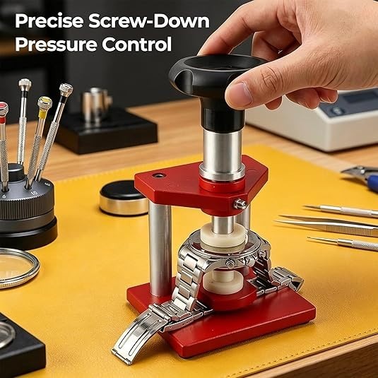Watch Press Set,Watch Back Case Screw Type Precise Crystal Bezel 20Mm-45Mm Press