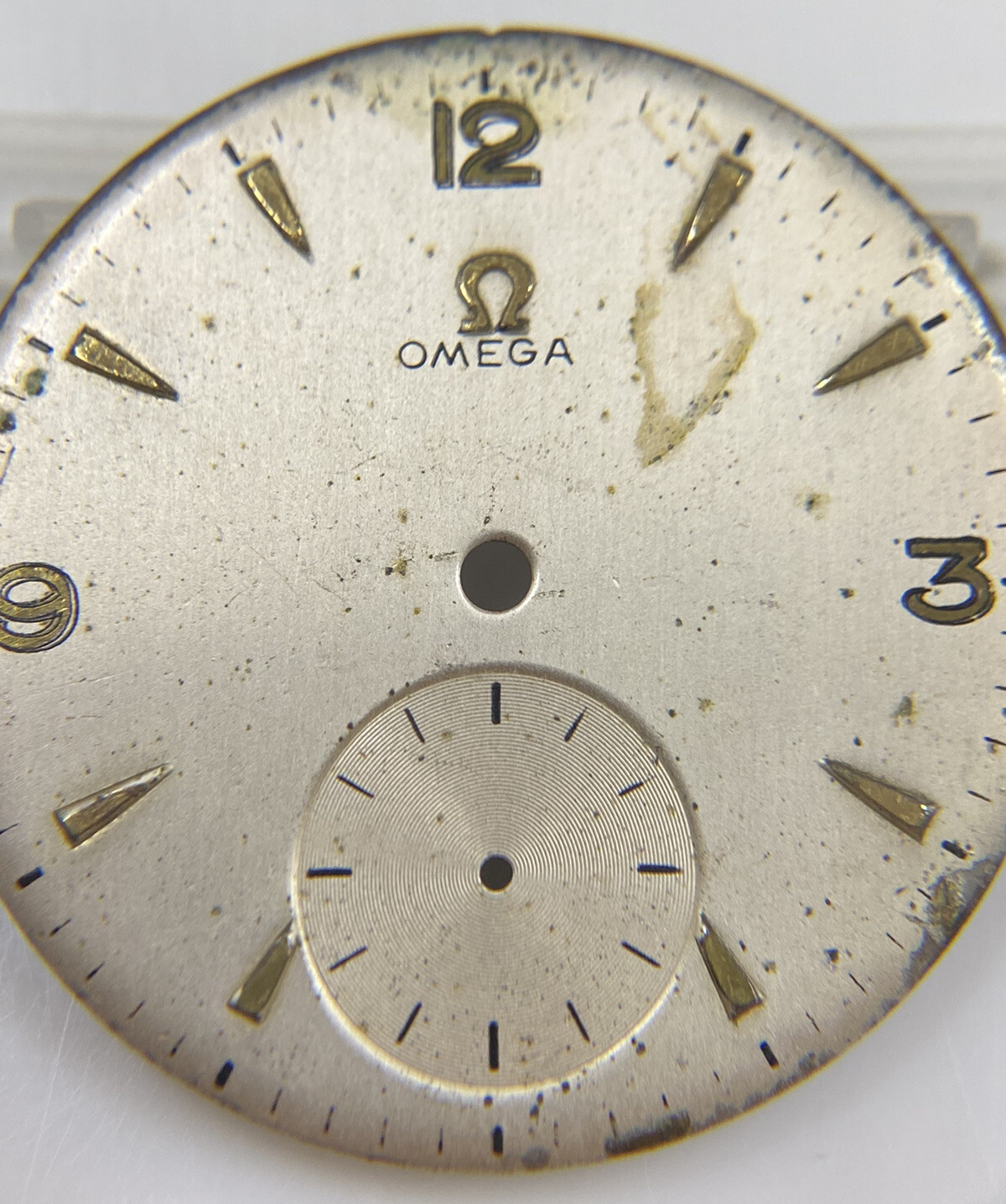 Original Vintage Omega Cal. 260/261/262/265/266/267 Silver/Gold 29.8mm Dial
