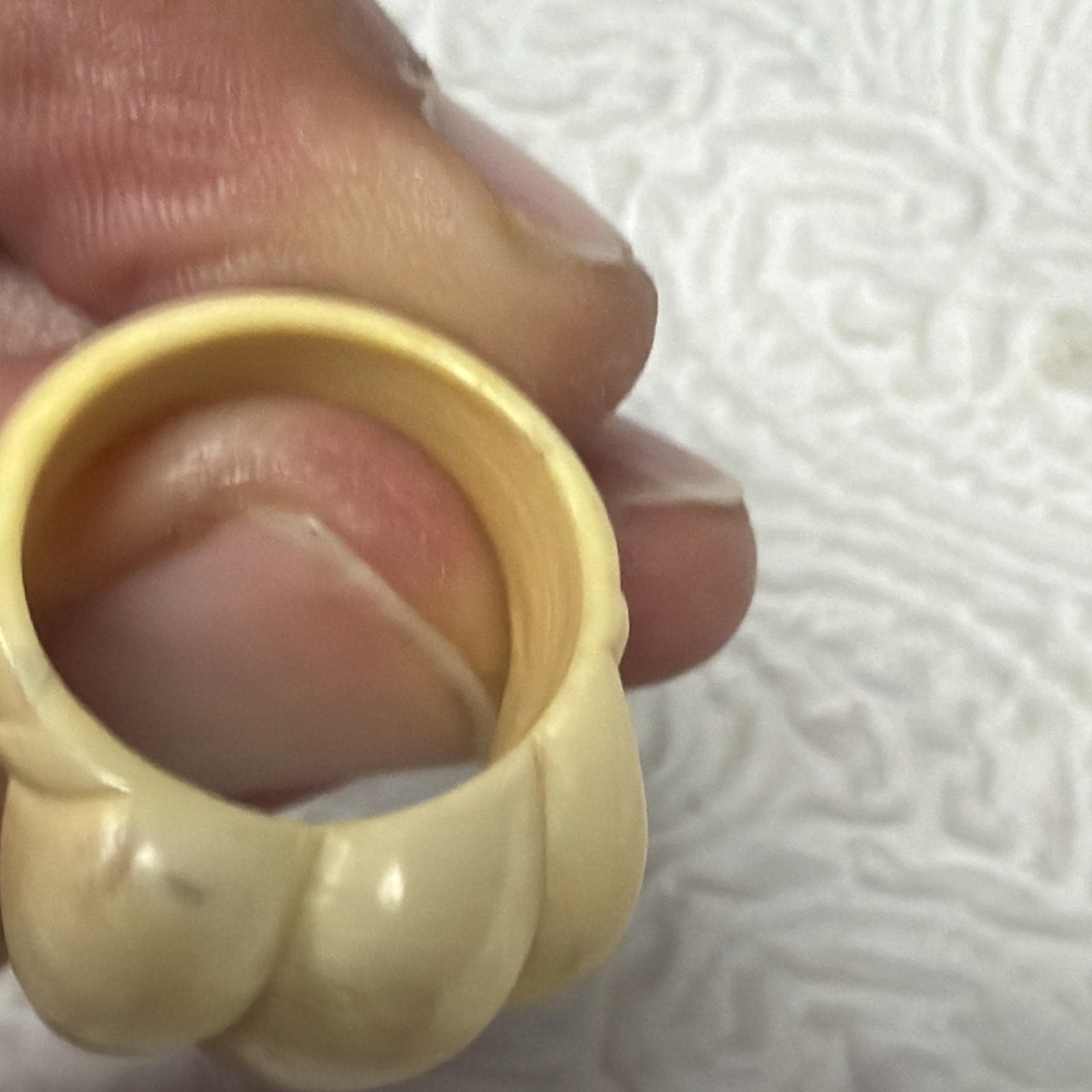 Patricia Von Musulin Modernist Sculptural 1970’s Statement Ring Size 8.25