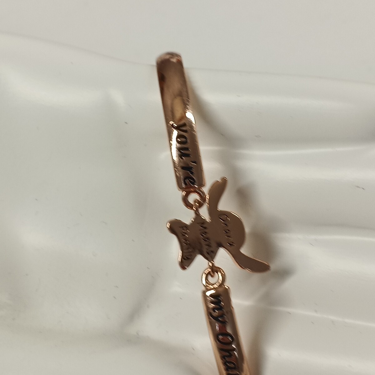 Women’s Cuff Bracelet Rose Gold One Size Brass Plated Jewelry