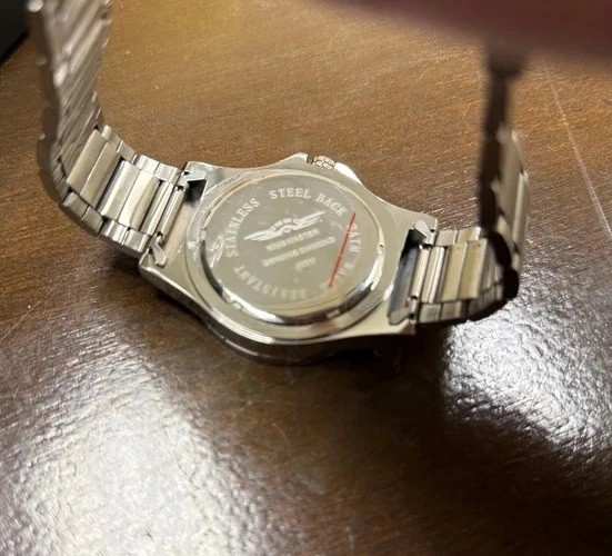 King Master Diamond Watch Men, 50mm, 105M, WR 30M, Stainless Steel