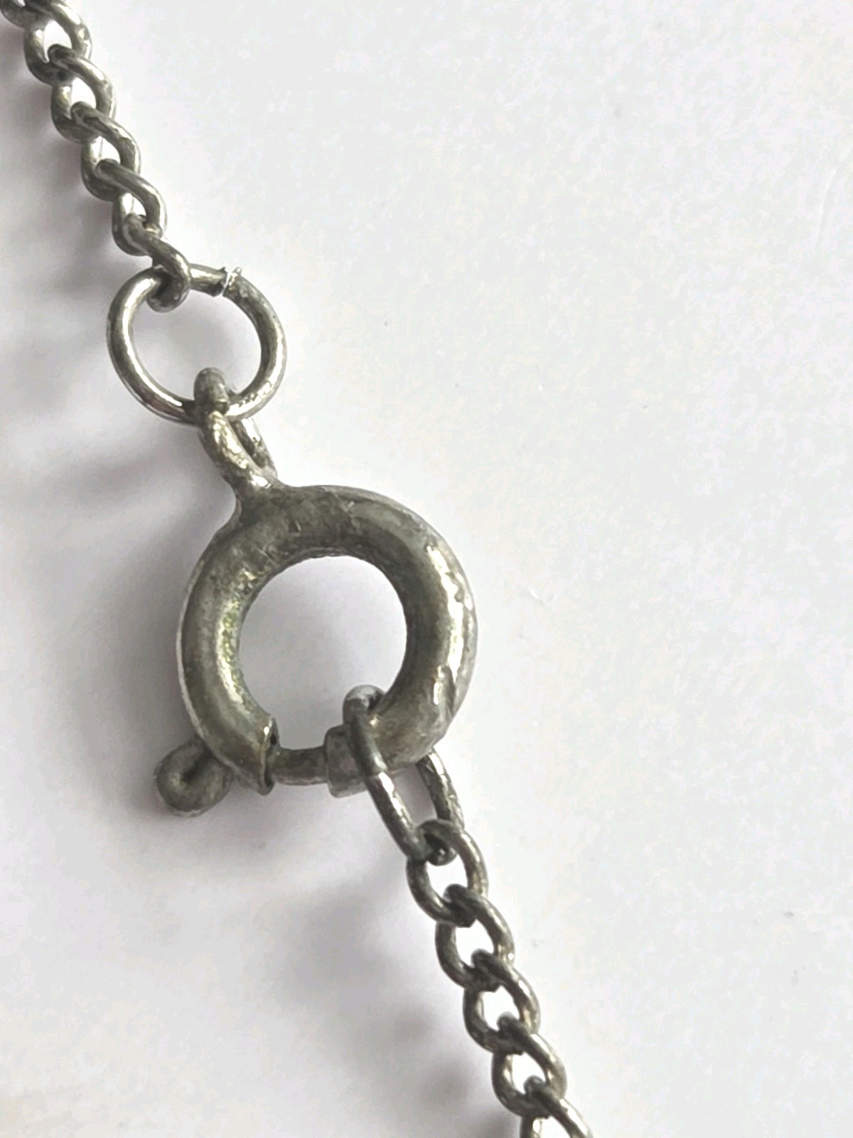 Electrical Plug Pendant Necklace-Silver Tone Chain- 18 In Length