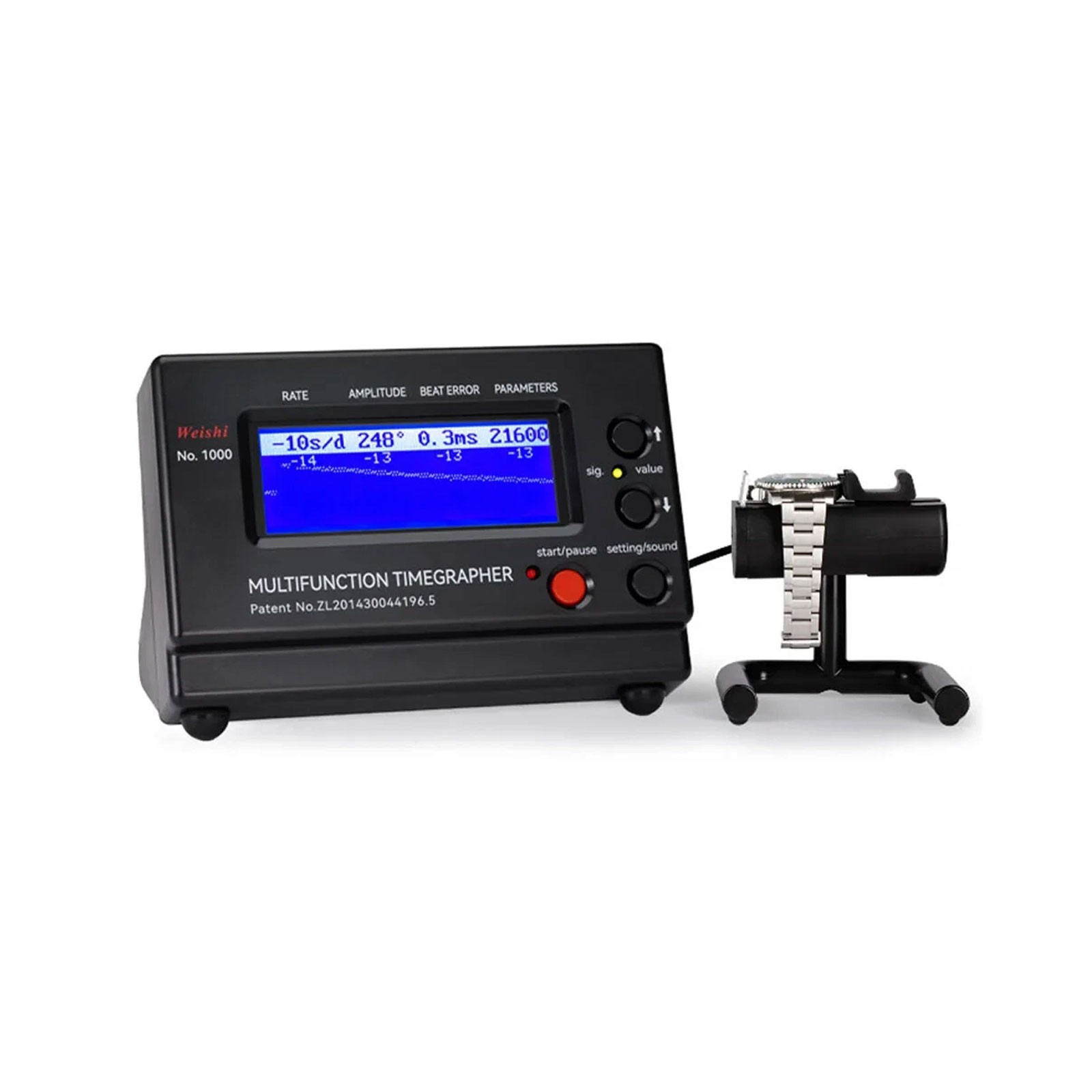No.1000 Timing Timegrapher Accuracy Mechanical Watch Tester Calibrator aBNCrLg