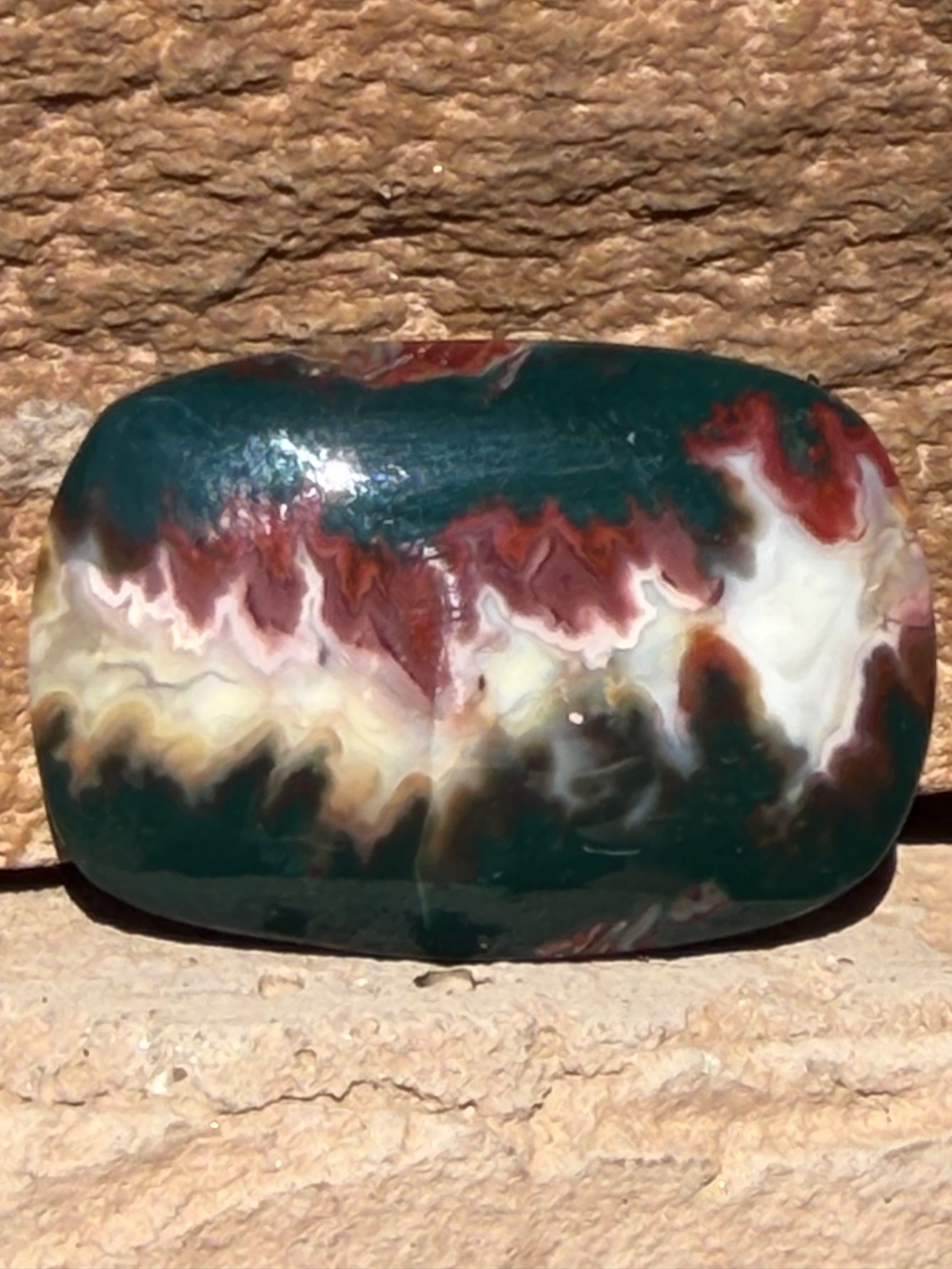 Idaho Sunset Jasper Agate Cabochon