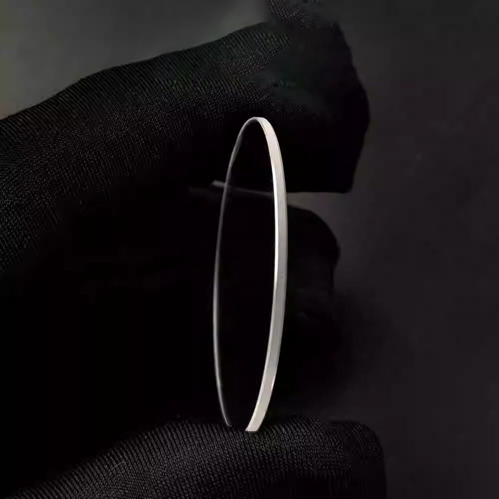 1.0mm-3.0mm Thick Flat Sapphire Watch Crystal Watch Glass 20mm-45mm High Quality