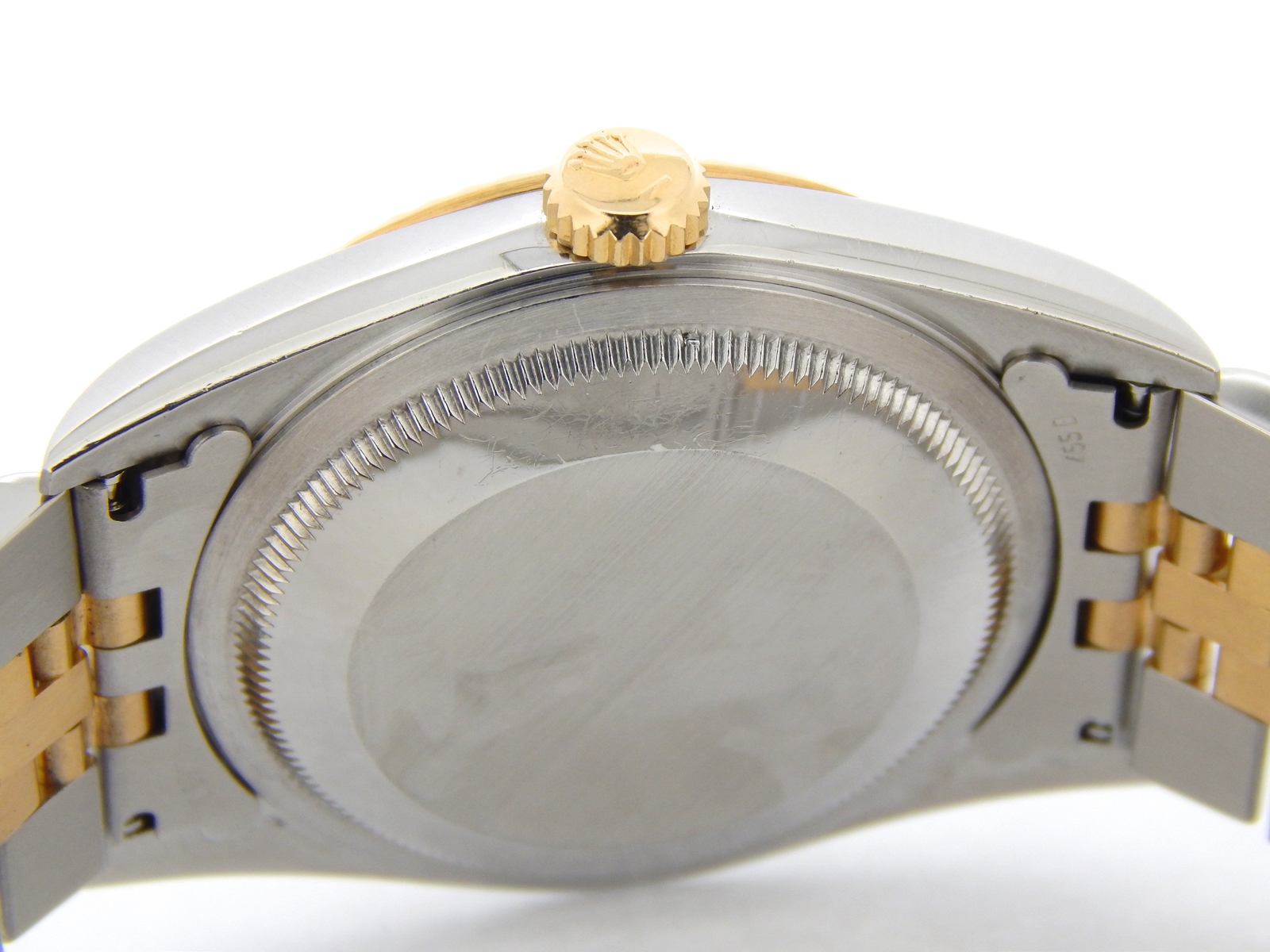 Mens Rolex 2Tone 18k Gold Stainless Steel Datejust Watch Anniversary Dial 16233