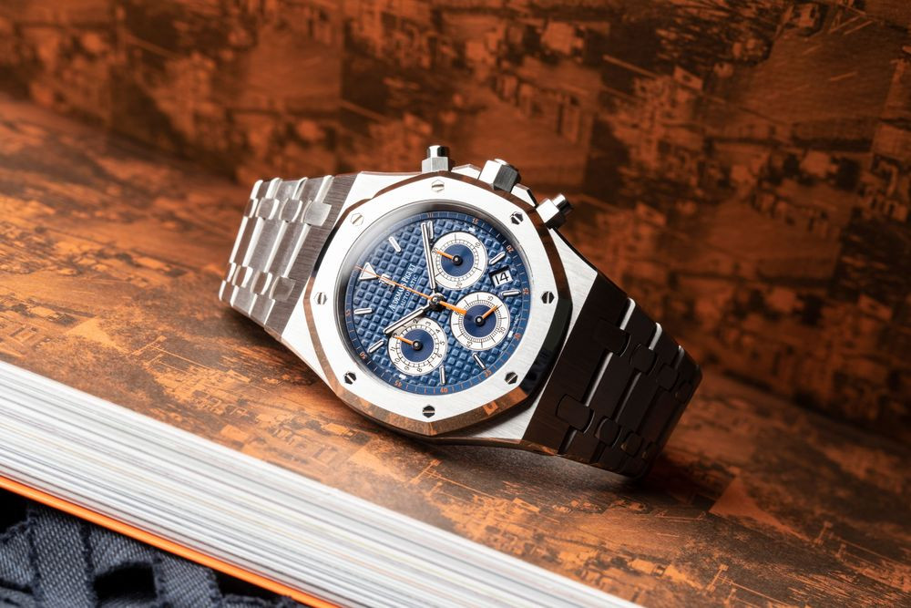 Audemars Piguet Royal Oak Chronograph “Blue Panda” Ref. 26300ST Stainless Steel