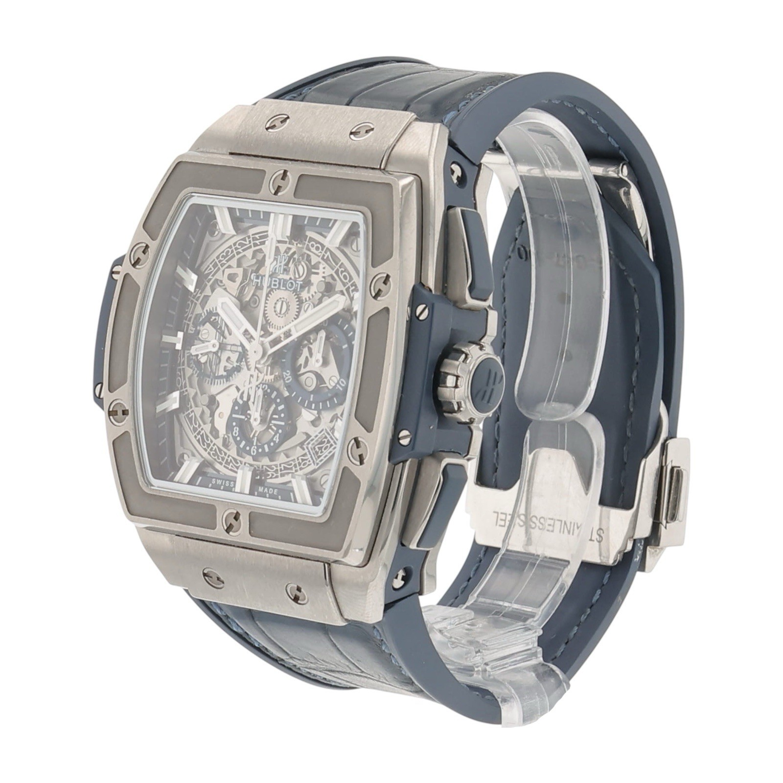 Hublot Spirit Of Big Bang Titanium Skeleton Dial 42mm Auto Men’s 641.NX.7170.LR