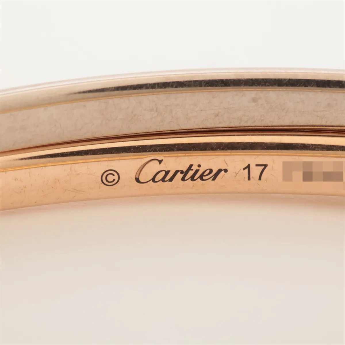 Cartier Trinity Bracelet 750(YG×PG×WG) 36.3g 17