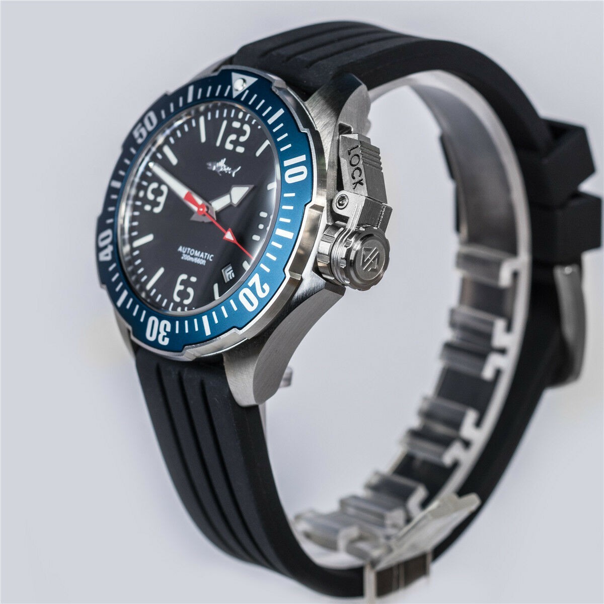 Heimdallr Sharkey Frogman Miyota Diver 200M Automatic Watch Helium Valve 42mm C3