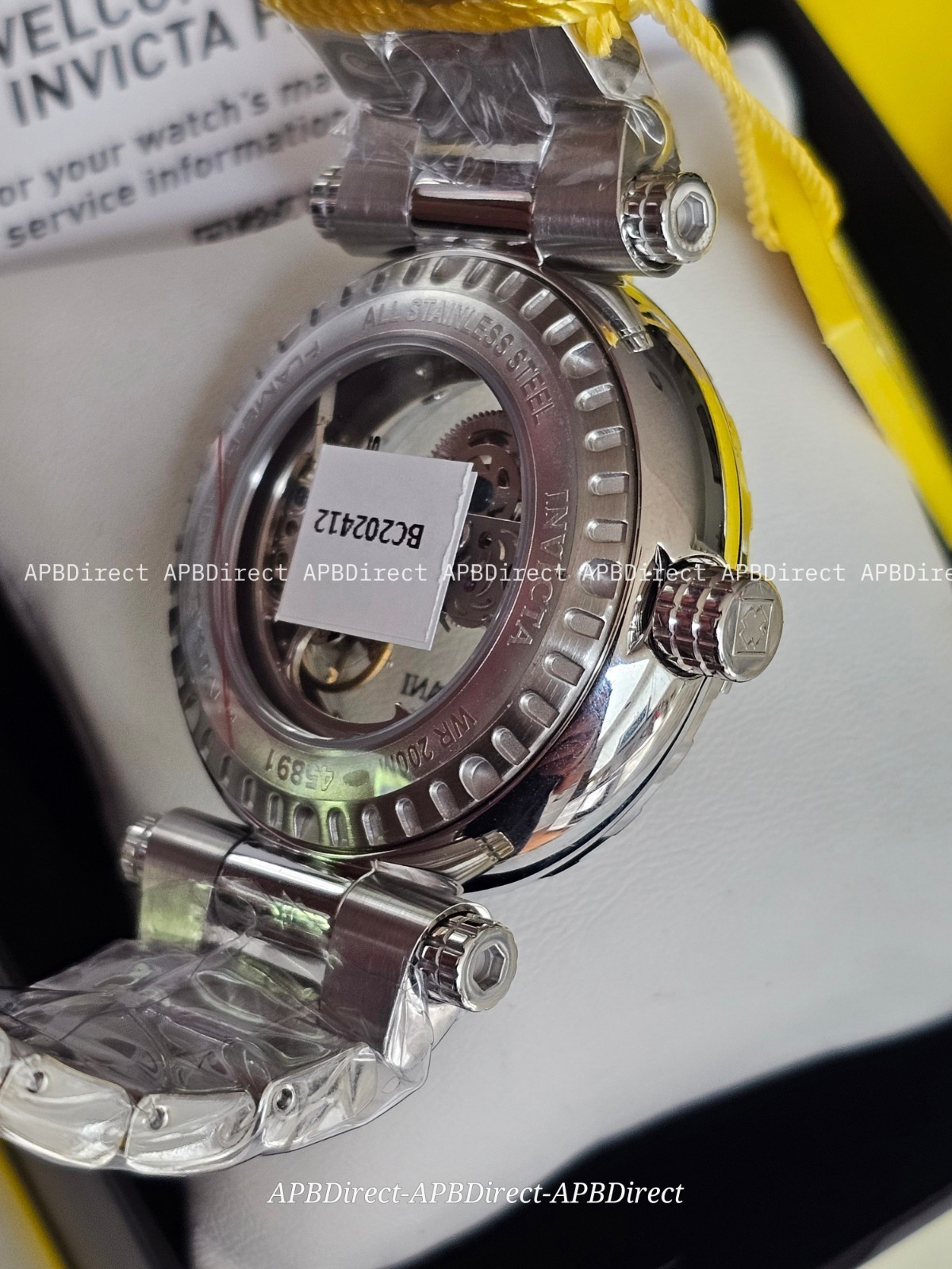 Invicta Subaqua Noma I – Automatic BRIDGE Mvmnt Skeleton Black Bezel mens watch