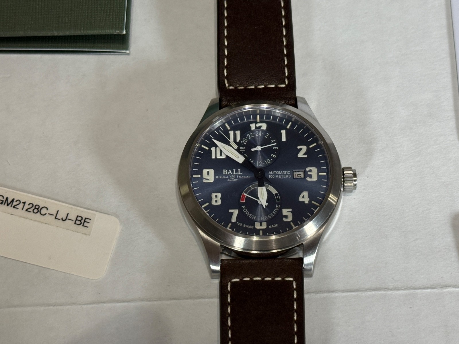 Ball Engineer Master II Voyager GM2128C-LJ-BE, Power Reserve, GMT