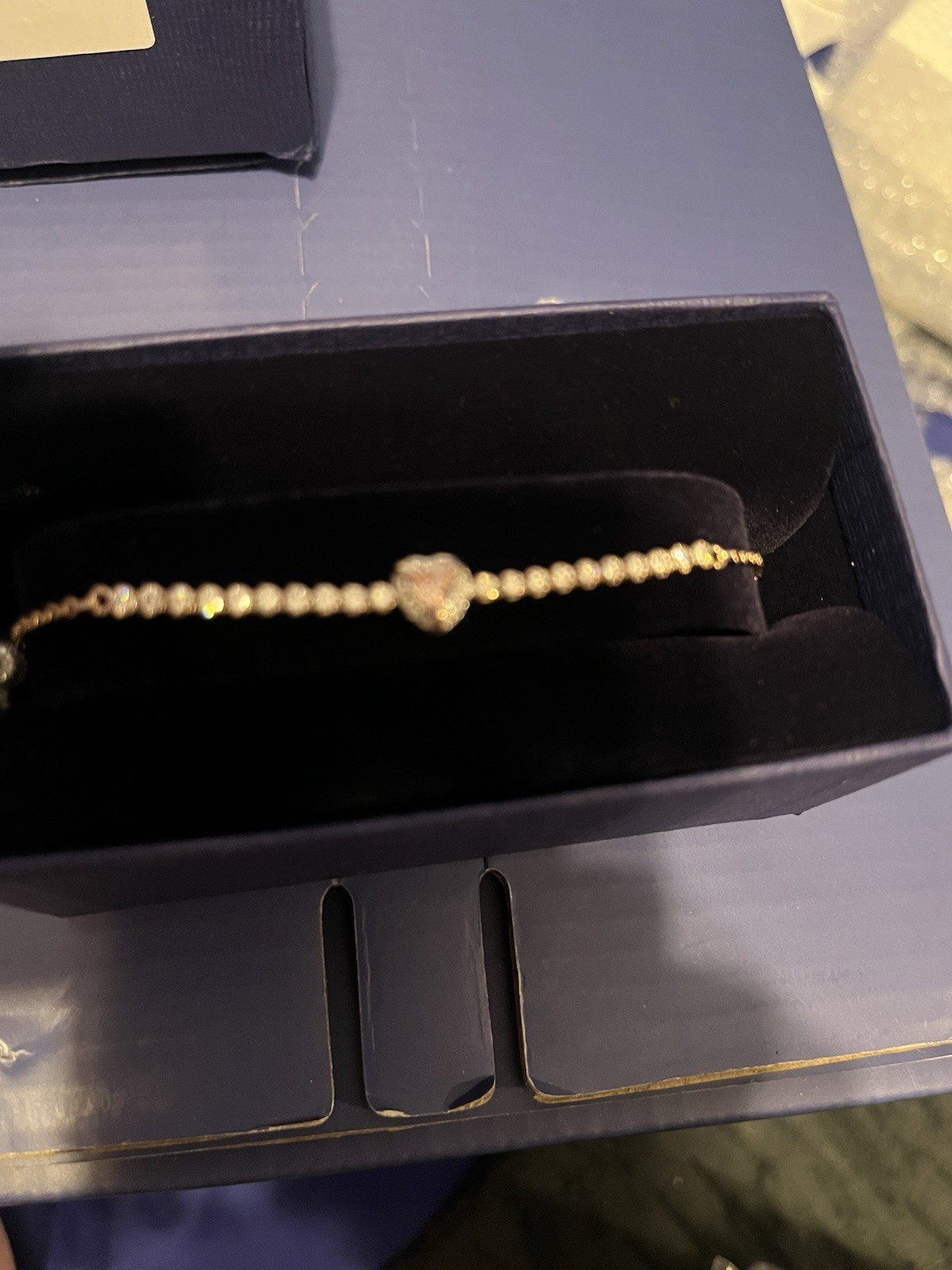 Swarovski One bracelet Heart Rose gold tone finish 5646745 Pink *NEW in Box*