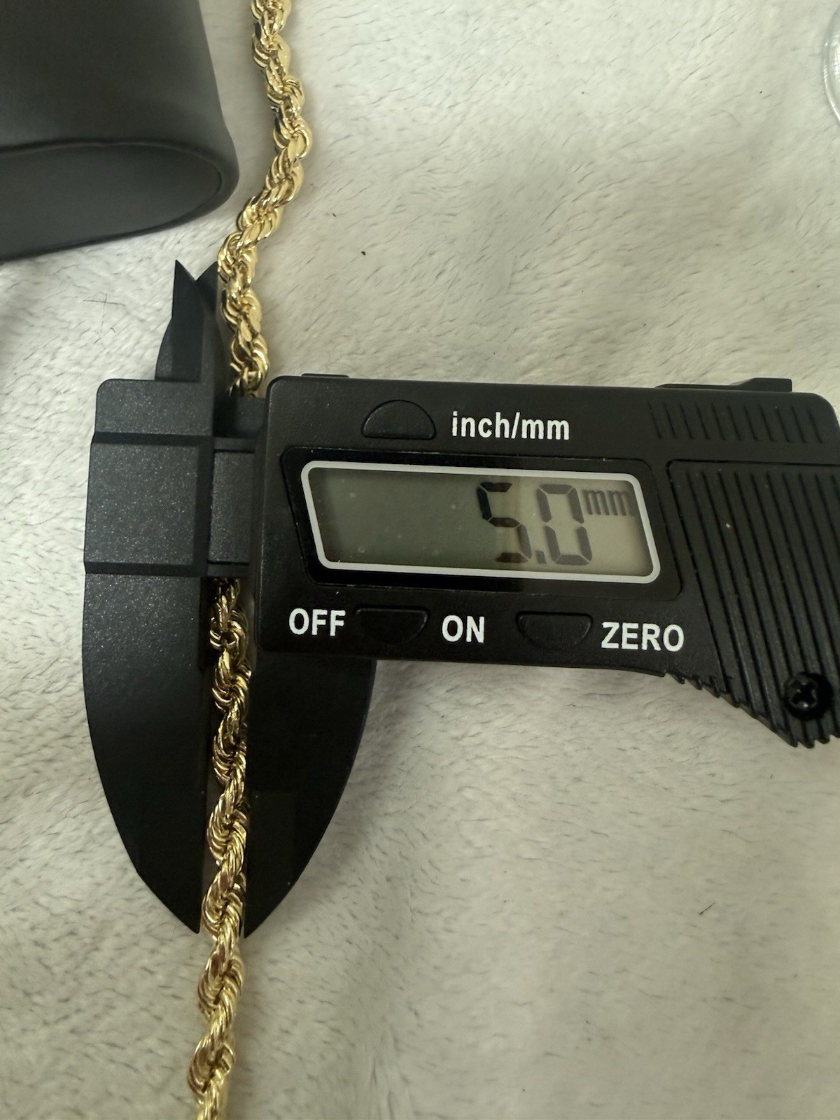 10kt Yellow Gold rope Chain Necklace 5mm 24” Inch New 12.02 Grams Stamped