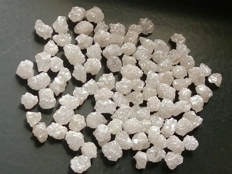 2.5-3.5mm White Rough Diamond, White Raw Diamond, Uncut Diamond, Loose White