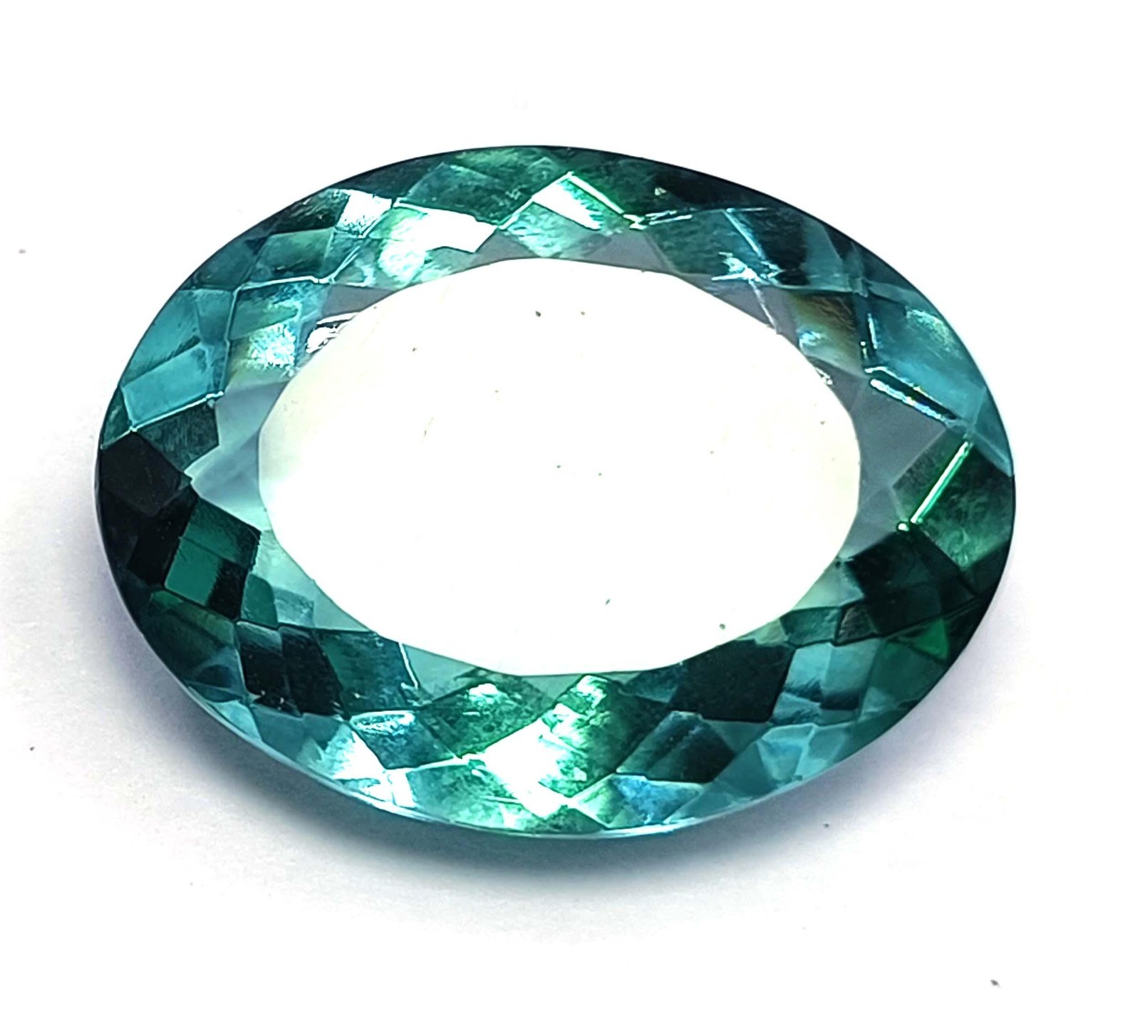 IGL Certified Natural Neon Paraiba Tourmaline – 40.95 Ct Oval Cut Gemstone 5DNA