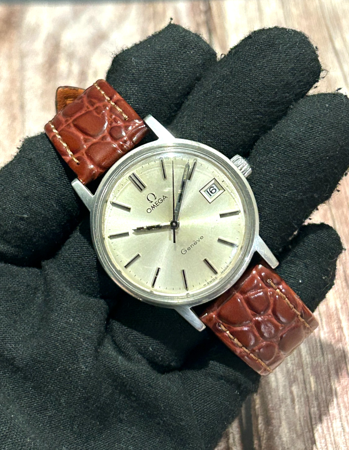 [Vintage] Ex+ OMEGA Geneve seamaster 34mm Automatic Men’s watch b388