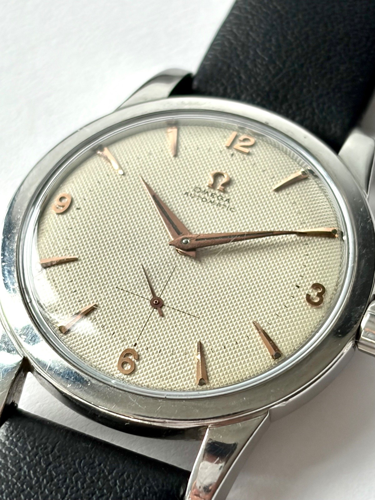 Omega Jumbo Automatic Honeycomb Dial