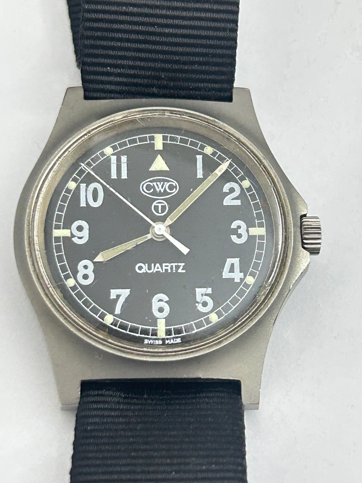 CWC G10 Medium Fatboy’Military Royal Navy Issue Mens Watch 1990 New Battery