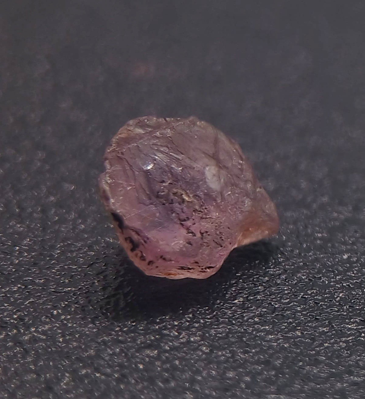 NATURAL AUSTRALIAN Rough Fancy Vivid Lavander Purple Pink Sapphire 1.08ct Unheat