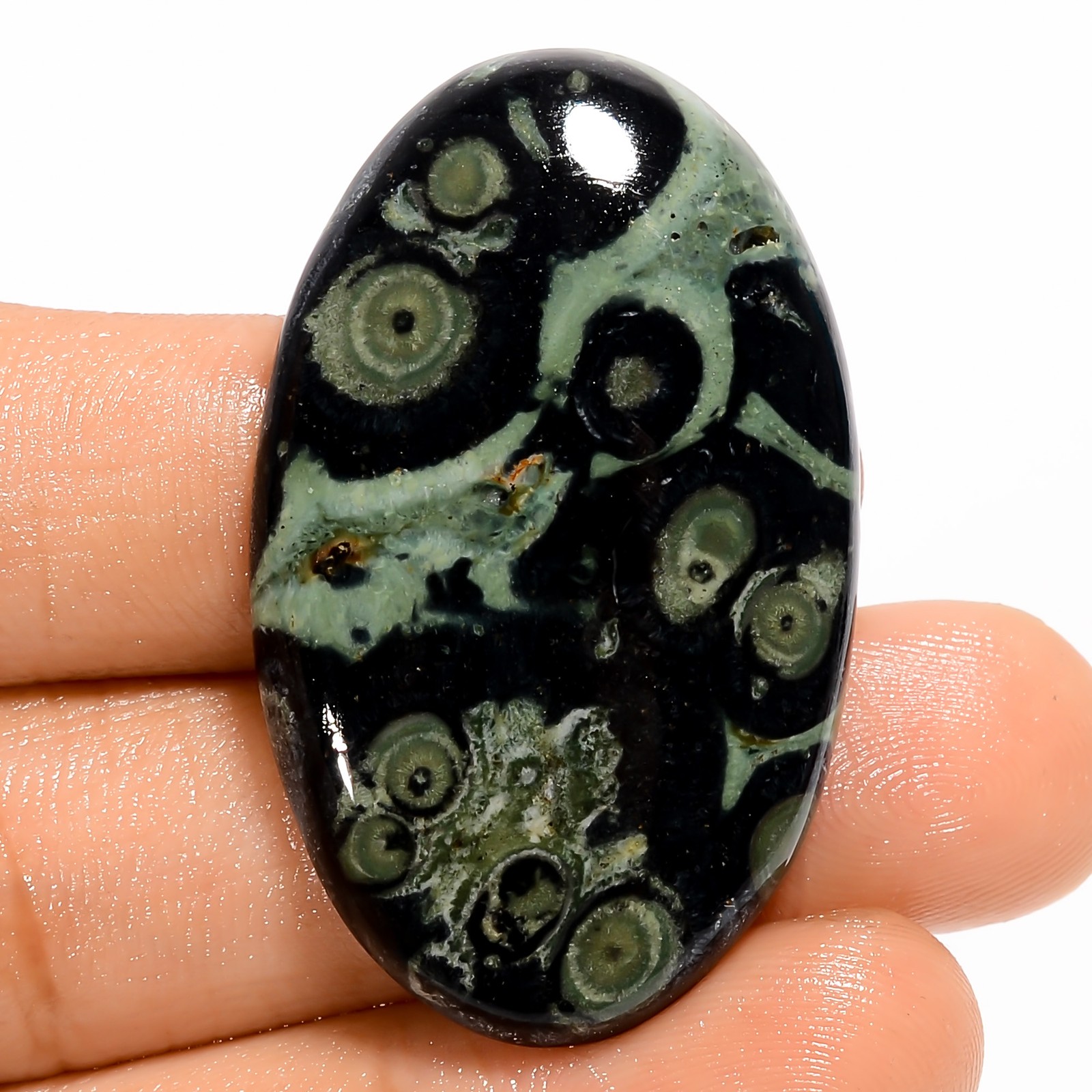 100% Natural Star Galaxy Jasper Oval Cabochon Gemstone 50 Ct. 41X25X5 mm A-35540