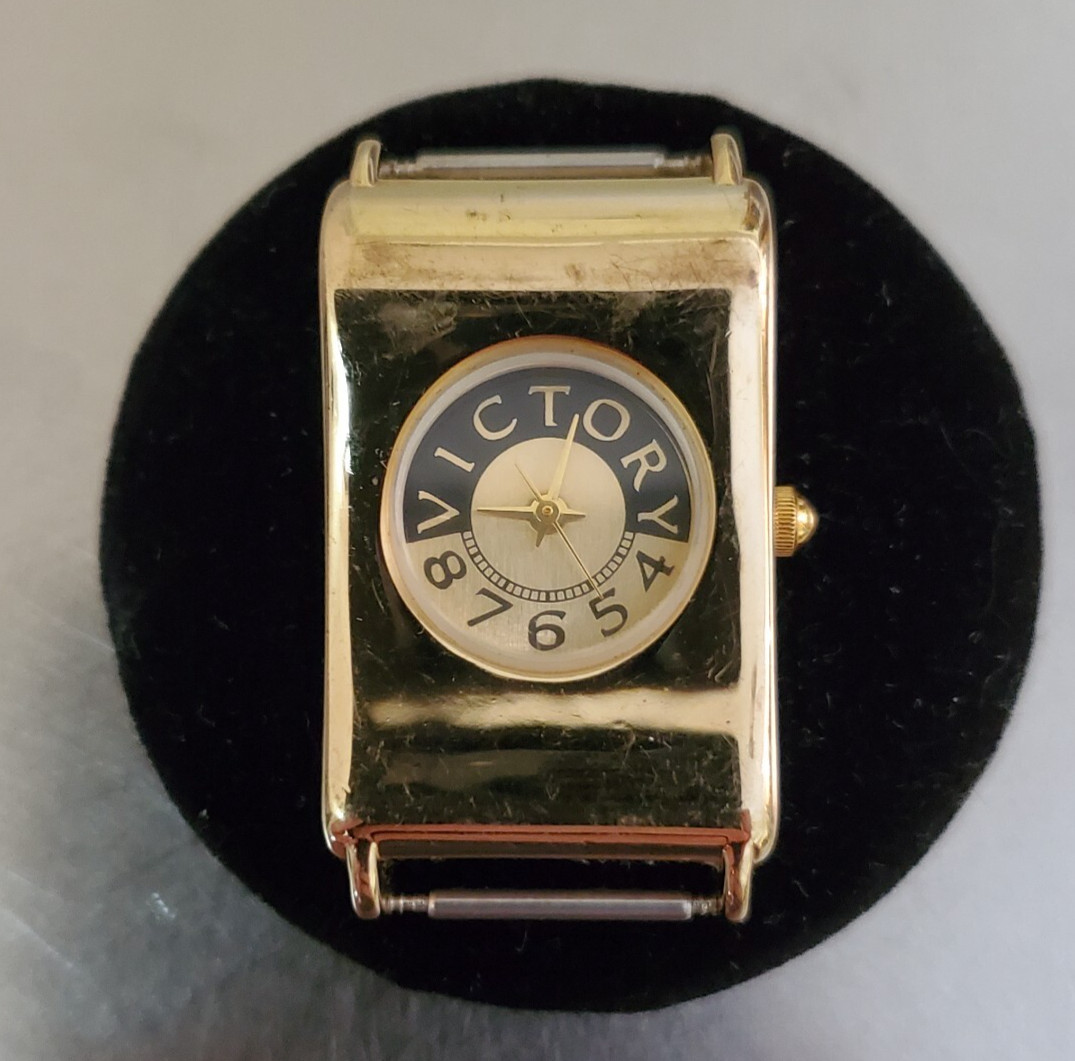 VICTORY Women’s Watch Vintage Analog Quartz Gold Tone No Band Japan 22 mm