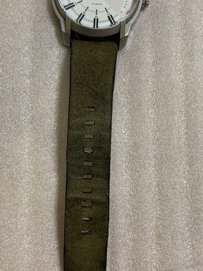 DIESEL Silver/White Watch 10BAR Seiko Citizen