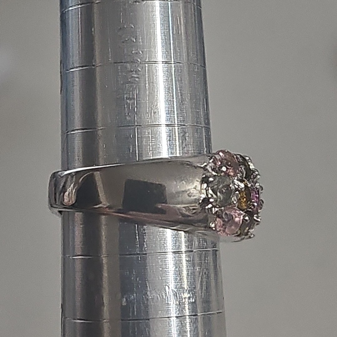 .925 Sterling Silver Ring, Size 6, 6.00g., 4mm