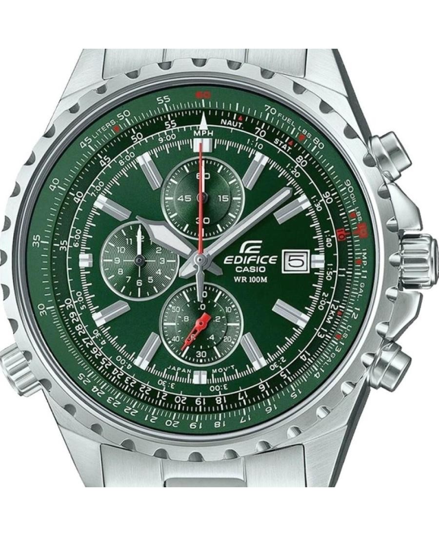 CASIO Men Analog Quartz Casual Watch Classic Dress Green Dial Waterproof Round S