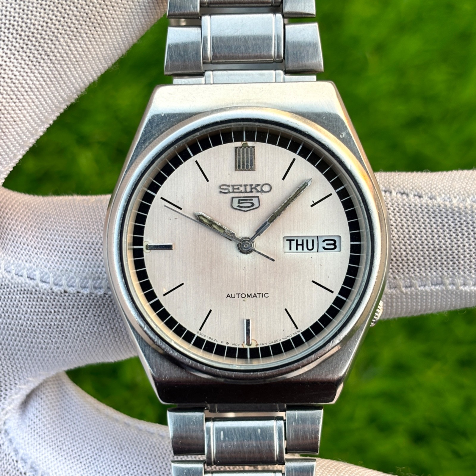 Vintage Seiko 5 Dress Formal Automatic Japan Made Men’s Watch 6309-8810