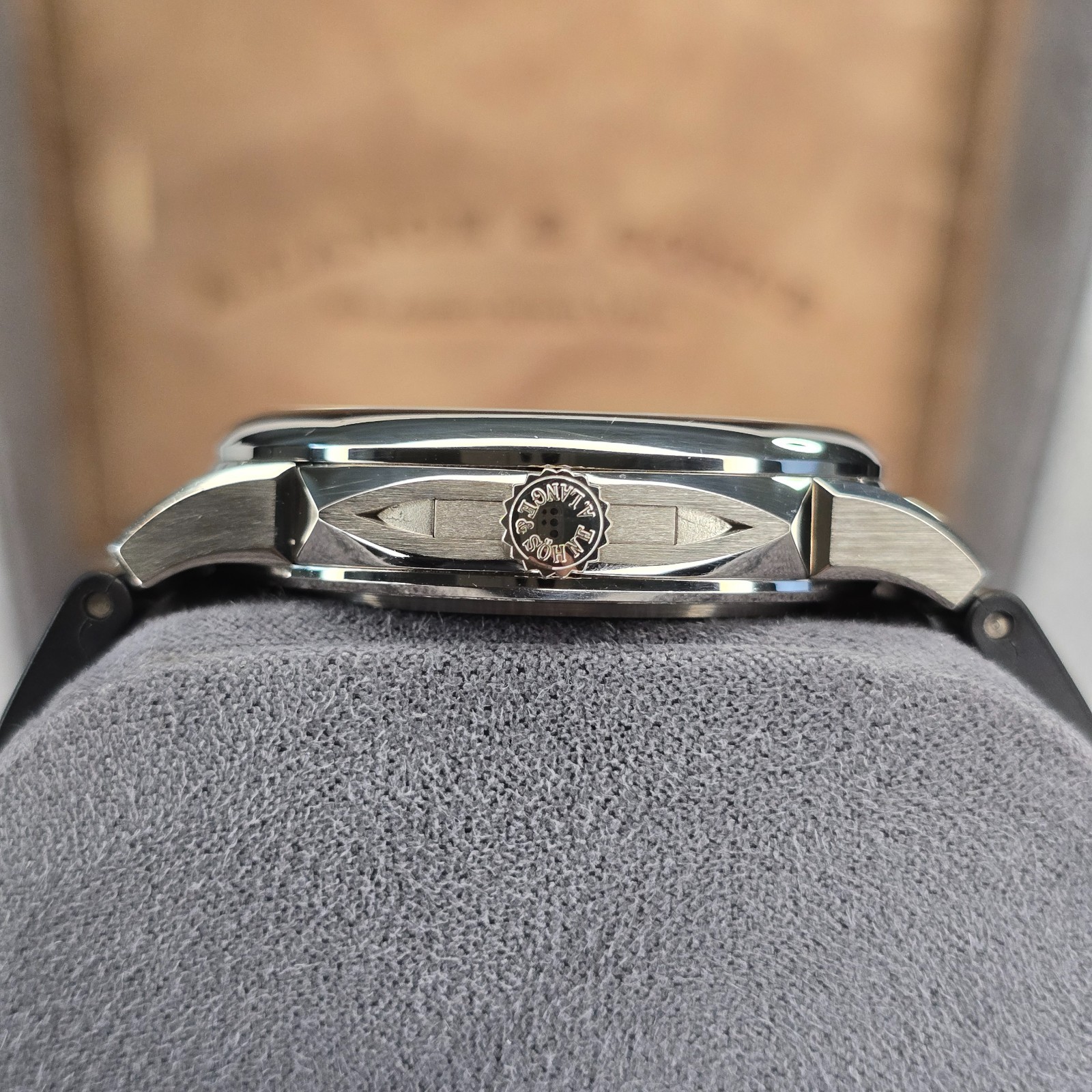 A. LANGE & SOHNE ODYSSEUS 40.5MM 363.068 18K WHITE GOLD GREY DIAL B&P