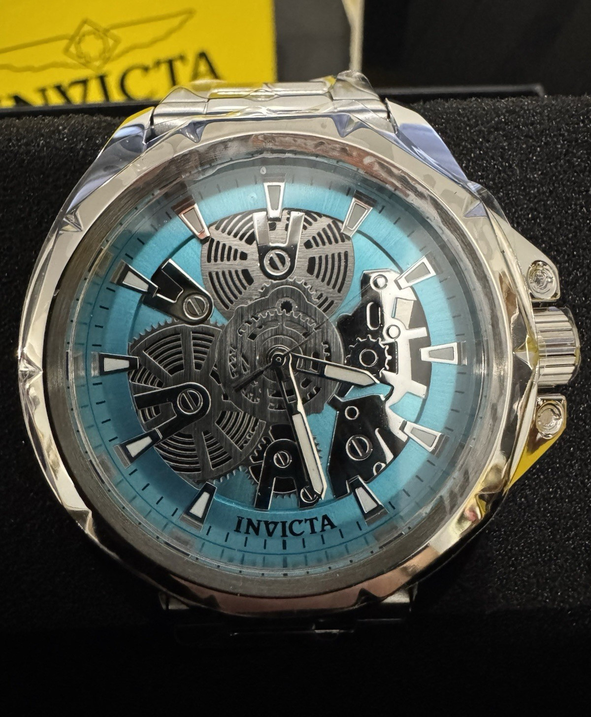 Invicta Vellic Objet D Art Men’s Watch w/ Skeleton Dial – 44mm. Steel (50379)