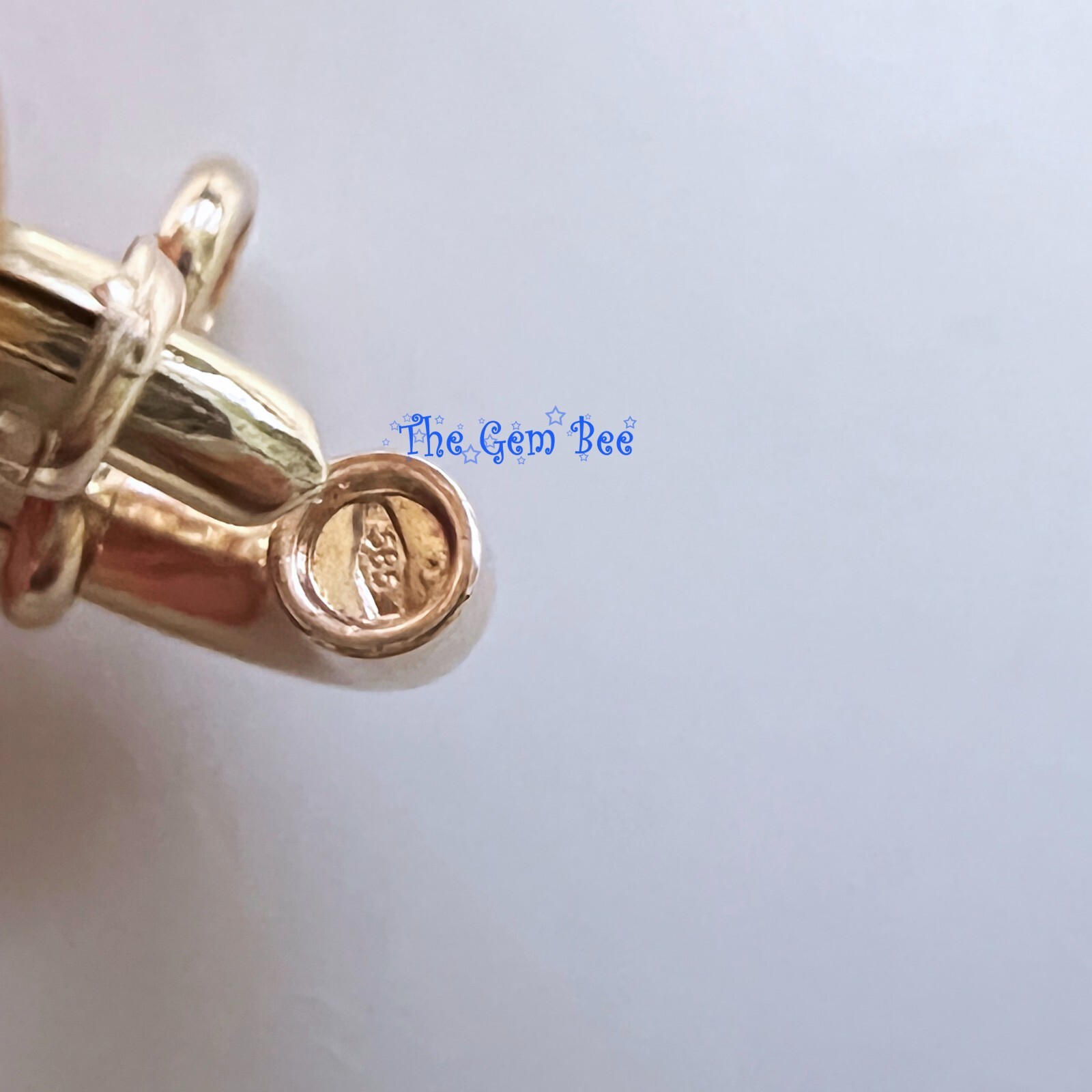 Heavy 12.9MM 14k Solid Yellow Gold Designer Spring Bolt Ring Sailors Clasp