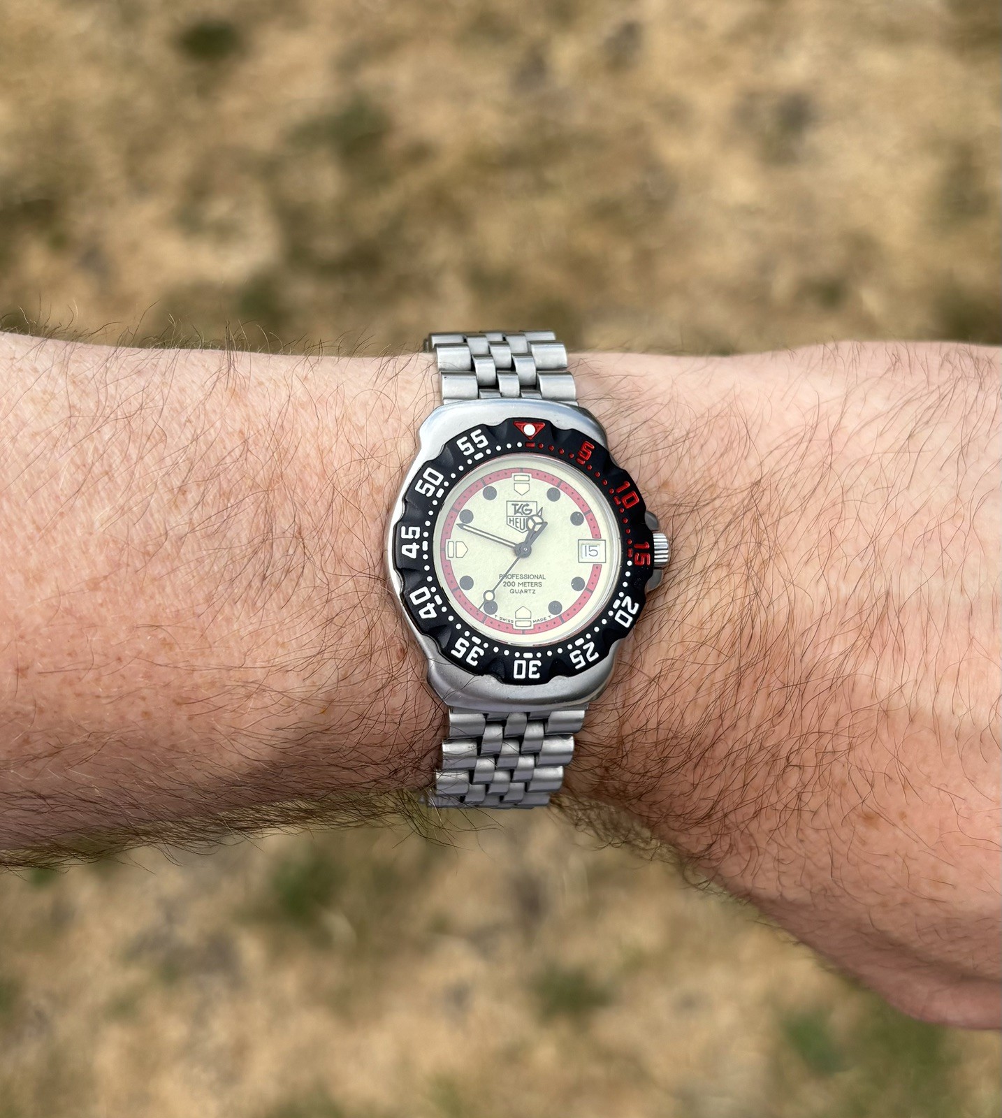 Tag Heuer Formula 1 – Ref: WA1211 – Full Lume Dial – 35mm Case – Steel Bracelet
